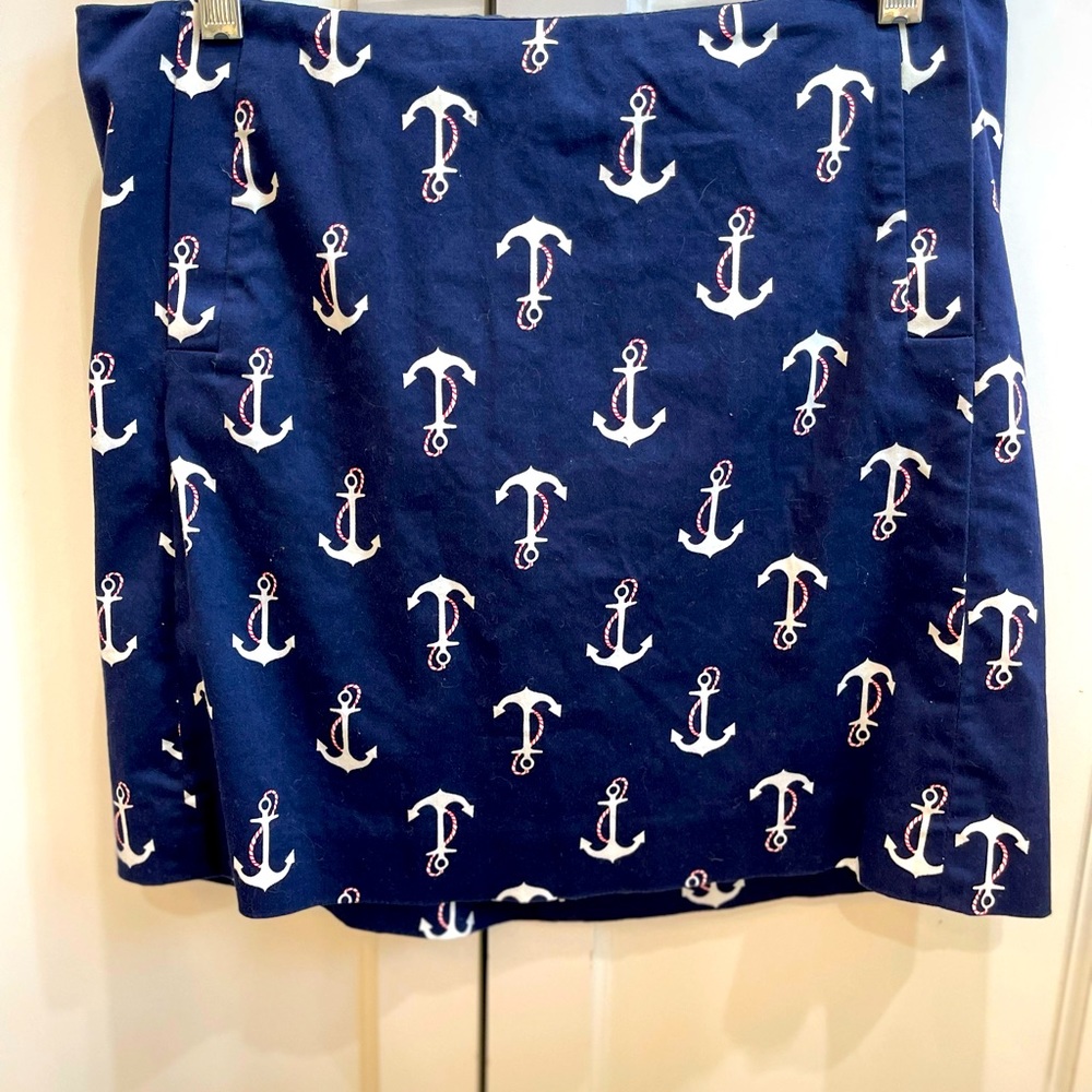 J. Crew Anchors Skirt - Size 6 - EUC
